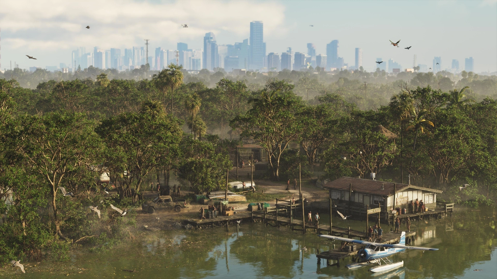 GTA VI nutzt die Grassrivers, um Wasser, Tierwelt und Sichtbarkeit zu einem Teil des Reisens zu machen