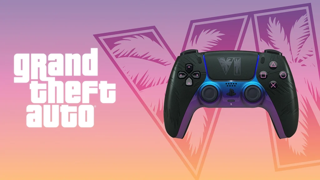 GTA VI DualSense-Controller in limitierter Auflage zeigen Tageslicht- und Neon-Designs